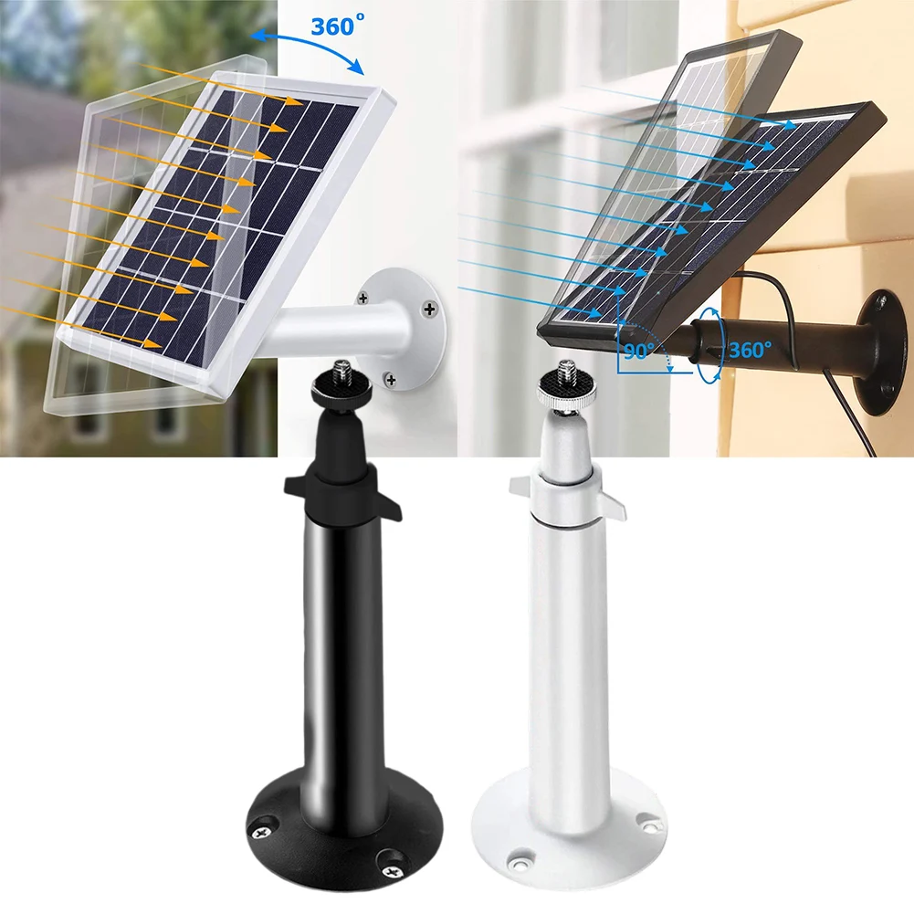 1pcs Solar Panel Bracket Adjustable 15cm Wall-Mount Solar Panel Rack For Solar Panels Outdoor Monitoring Bracket Aluminum Alloy
