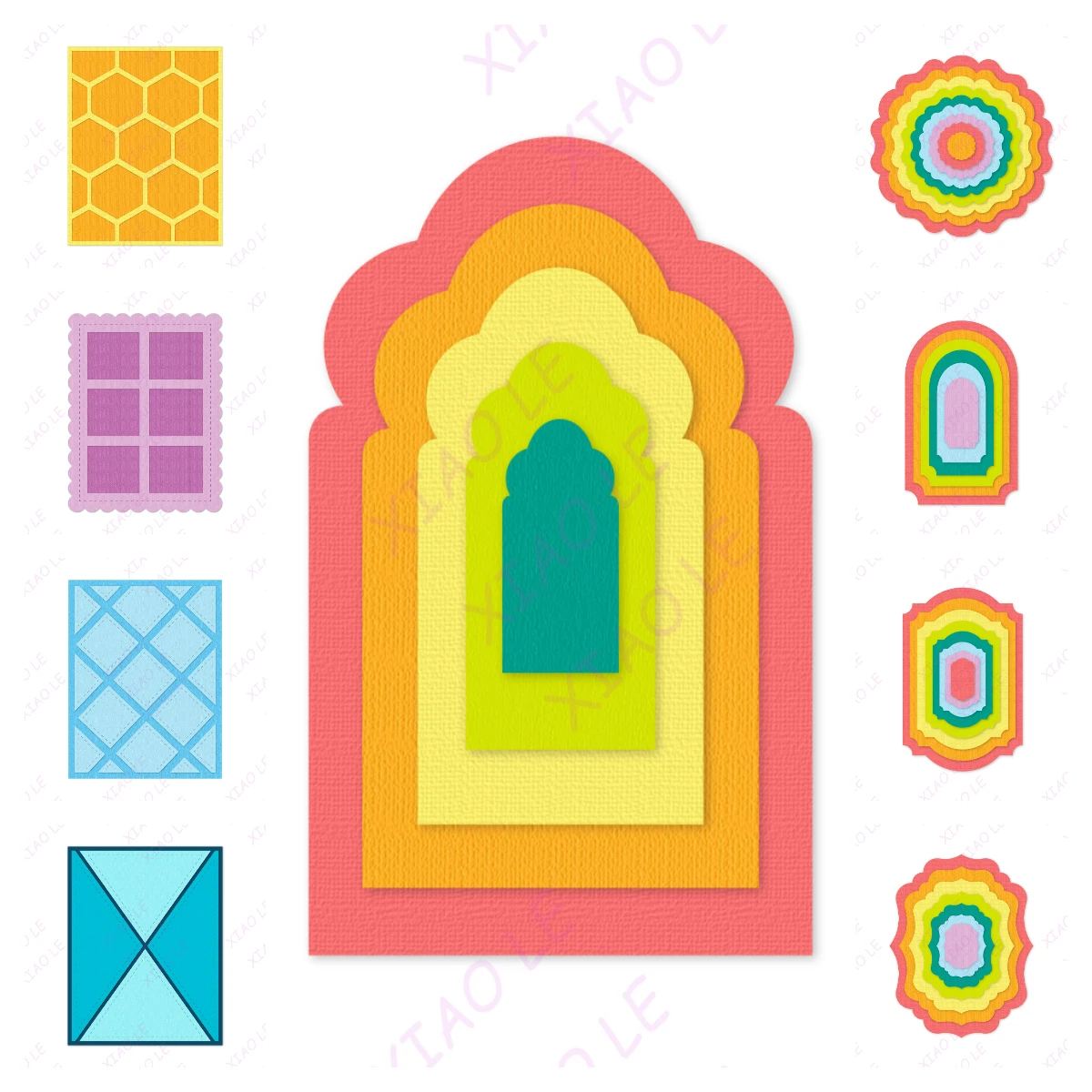 

Stitched Diagonal Diamond BlockMetal Cutting Dies 2025 New Die Molds Scrapbooking Paper Making for DIY Cuts Crafts Big Dies