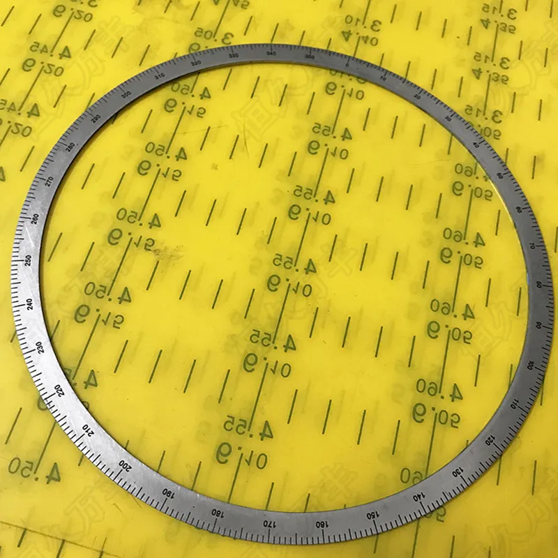 

Outer Diameter: 166 mm Dial Angle Measuring Instrument Round Dial Stainless Steel