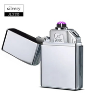 New Portable Metal Intelligent Arc Pulse Electronic Cigarette Lighter Plasma USB Charging Windproof Cigarette Lighter Wholesale