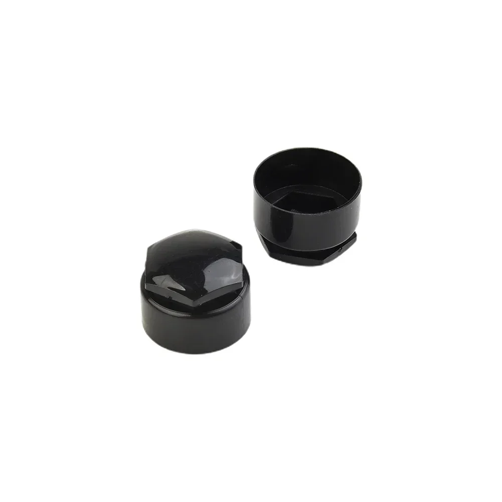 Protect Your Car Wheels with 24 Black Lug Nut Bolt Covers for Opel & BMW 17MM Standard and 23MM Locking Cap Included Easy to Use