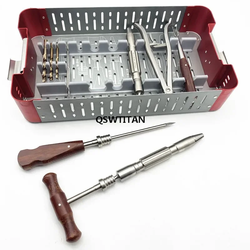 56pcs/set Orthopedics Screwdriver Surgical Screw Extractor Screw Broken Removal Instrument Orthopaedic Instruments