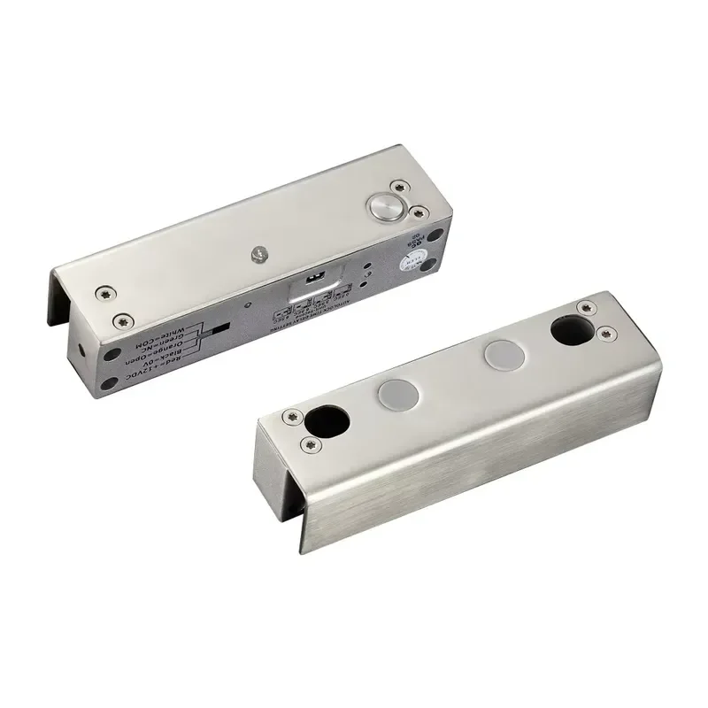 Heavy Duty Electric Drop Bolt Lock with Cylinder 500kg Holding Force LED Indicator Failsafe Security Door Access Control