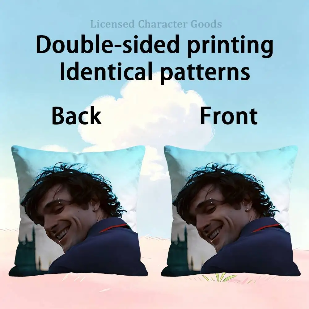 J-Jacob E-Elordi 30x30 60x60 40x40 45x45 50x50 cm Pillow Case Holiday Print Cushion Cover Home Textile