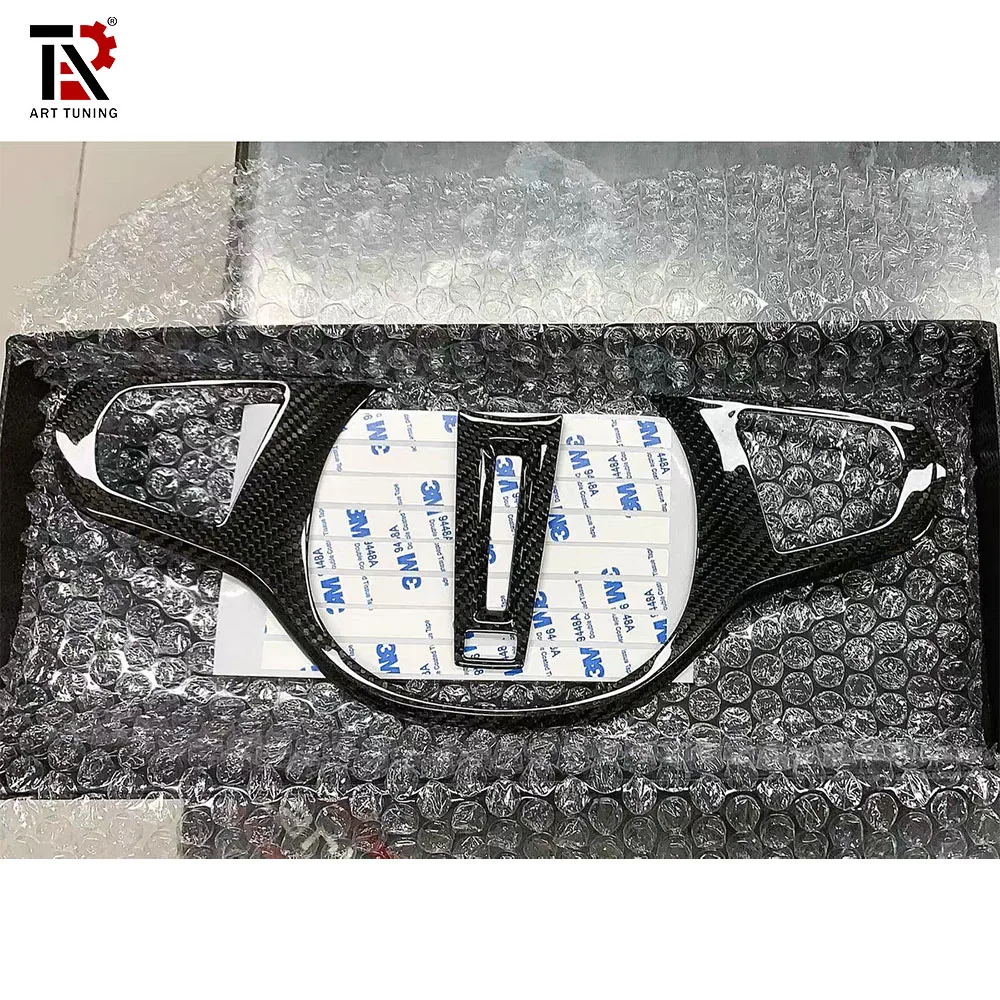 

Dry Carbon Fiber Steering Wheel Button Trim Stick On And Replacement Style For BMW G Chassis G80 G81 G82 G83 G20 G28 G30 G38