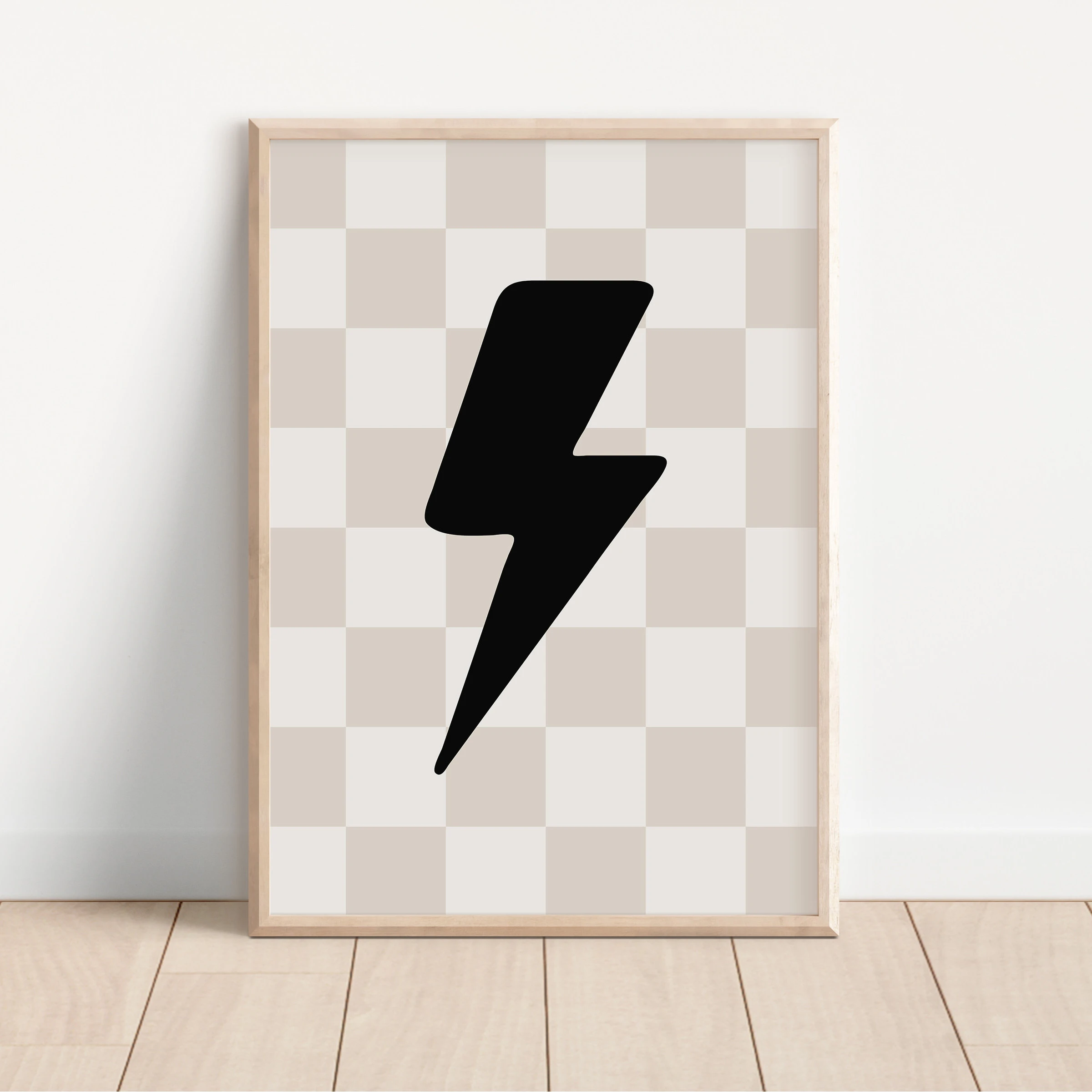 Retro Car Lightning Boys Rule Gallery Wall Prints Quote Play Poster Wall Art Canvas Painting Kids Room Living Room Home Decor