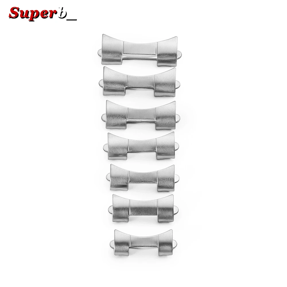 18/19/20/21/22mm Stainless Steel Strap Connectors for Seiko SKX007/009 for Oyster for Jubilee Curved End Link Watchband Adapter - view 3