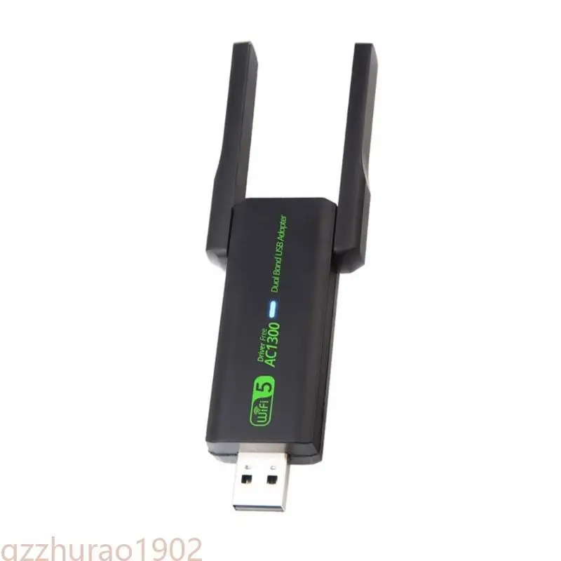 97QB USB WIFI Adapter 1300Mbps نطاقات مزدوجة 2.4 جيجا هرتز/5 جيجا هرتز الشبكات اللاسلكية الخارجية