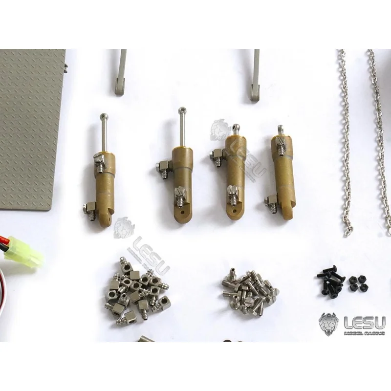 LESU Modell für 1/14 LKW-Spielzeugmodell Hydraulische Metall-Heckklappe Zweiwege-Richtungsventil LKW DIY Zubehör Spielzeug – Detail 2