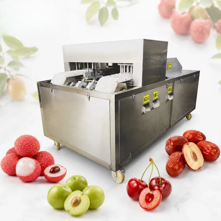 Prune Seed Removing Machine Lychee Peeler and Pitter Machine Small Fruit Pitting Longan Pitting Machine
