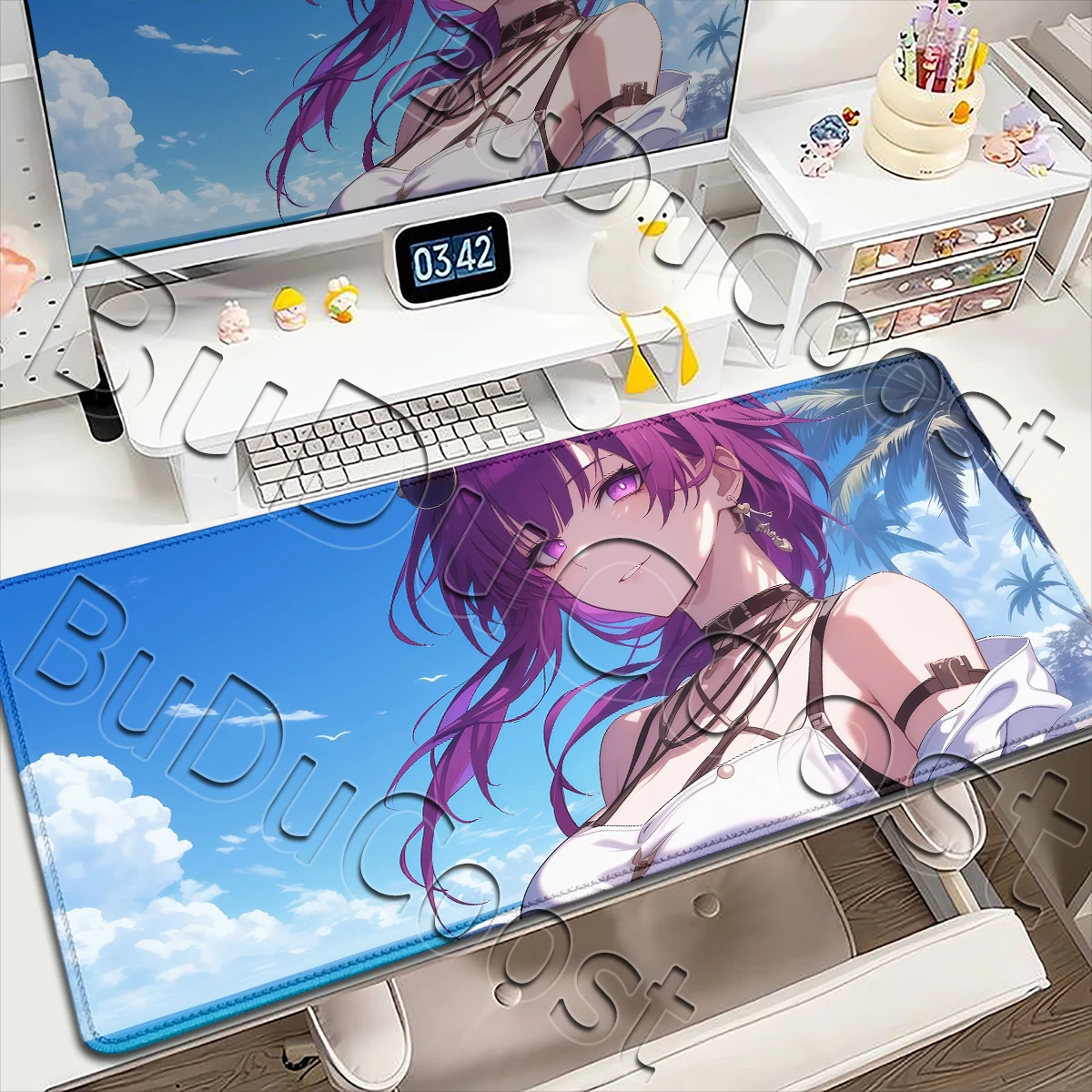 Honkai: Star Rail‌ Kafka‌ beauty Designed specifically for e-sports Gamer Cabinet Mousepad Antiskid Ccessories Computer Keyboard