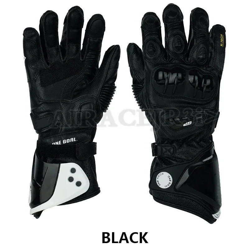 Motos GP Racing Alpine Gloves Motorcycle Leather Riding Track Anti-Fall Street Cycling Breathable Touch Screen Knight Equipment