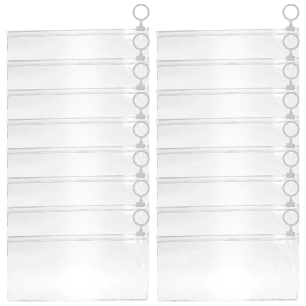 

30 шт. канцелярских сумок, прозрачный пенал из ПВХ с застежкой-молнией, портативный держатель для ручек, органайзер для школьных принадлежностей, пенал для ручек