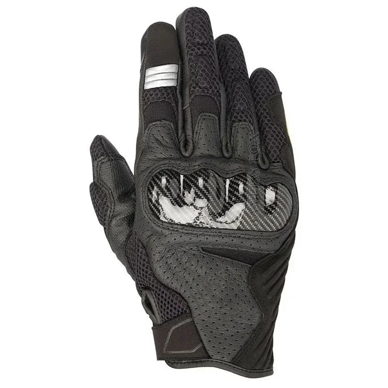 Motos Gp Alpine Racing Gloves Air V2 Vented Leather Drop Resistance Touch Screen Carbon Fibre Guantes Luvas