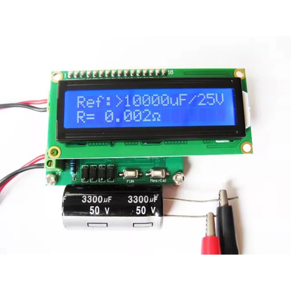 

Конденсаторный онлайн-детектор Тестер ESR Измеритель ESR маленький