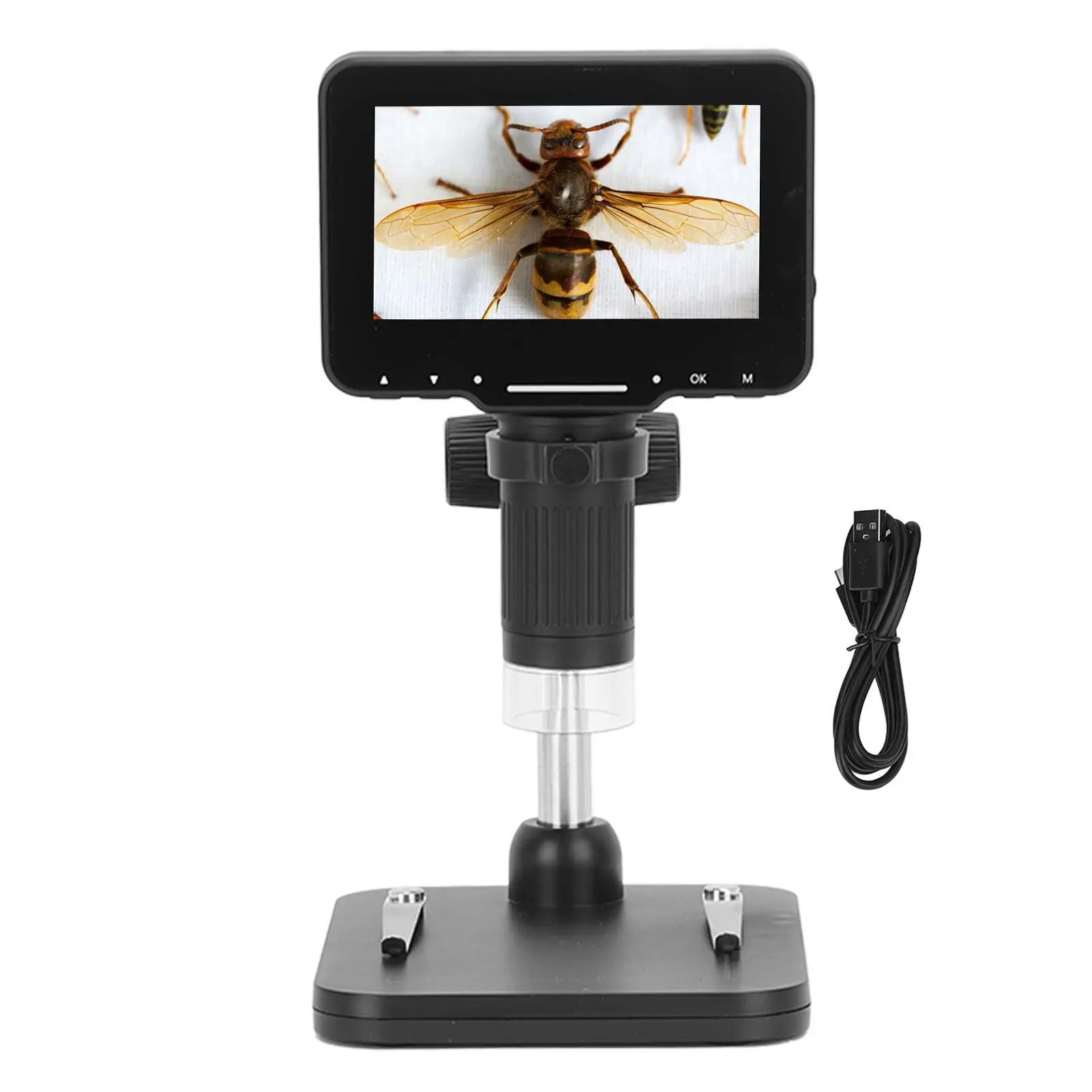 

4.3'' HD LCD USB Digital Microscope - 1000X Magnification for & More