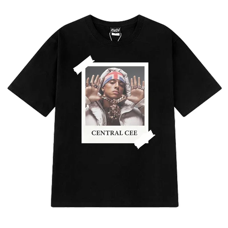 

Central Cee Can't Rush Greatness Tour 2025 New T shirt Men Women vintage Hip Hop streetwear Unisex Cotton short sleeve T-shirts