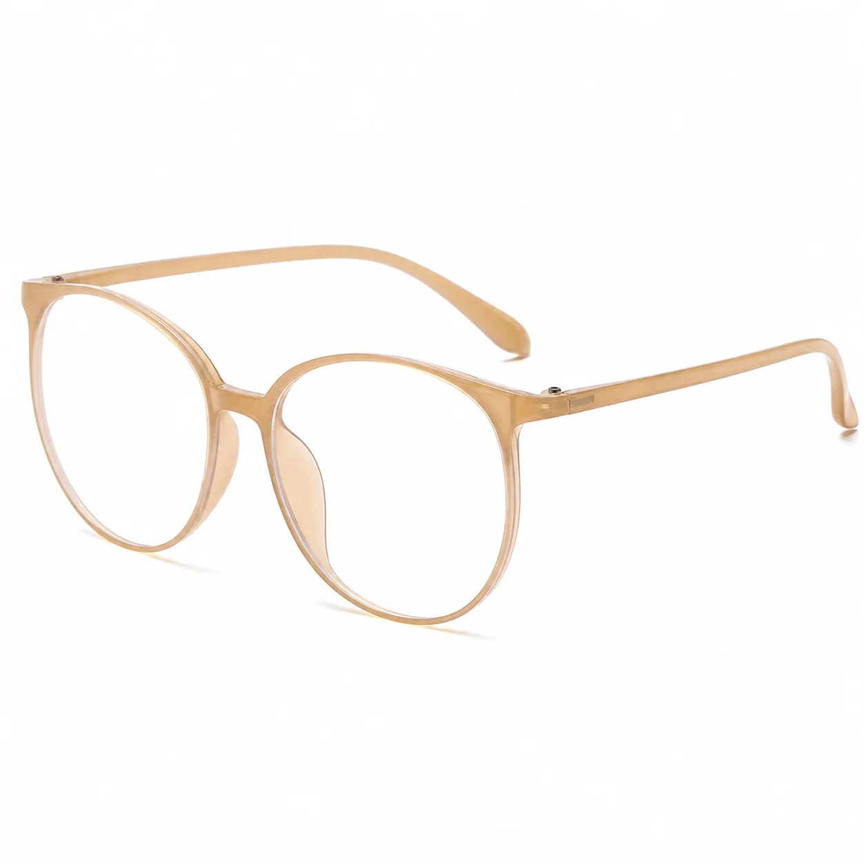 Round Full Rim Glasses Non Slip Round Glasses Frame Prescription Compatible Glasses Prescription Compatible For Travel Daily
