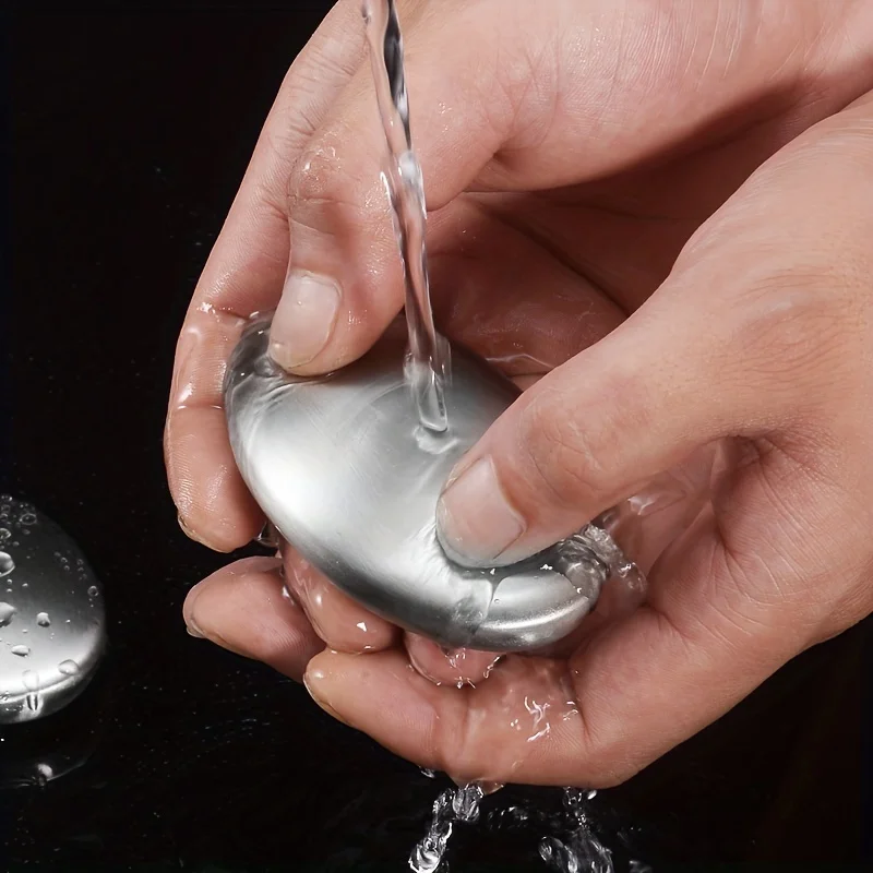 Stainless Steel Deodorant Soap Washroom Kitchen Garlic & Fish Deodorising Hand Washing Soap Deodorizing Eliminating Odor Tools