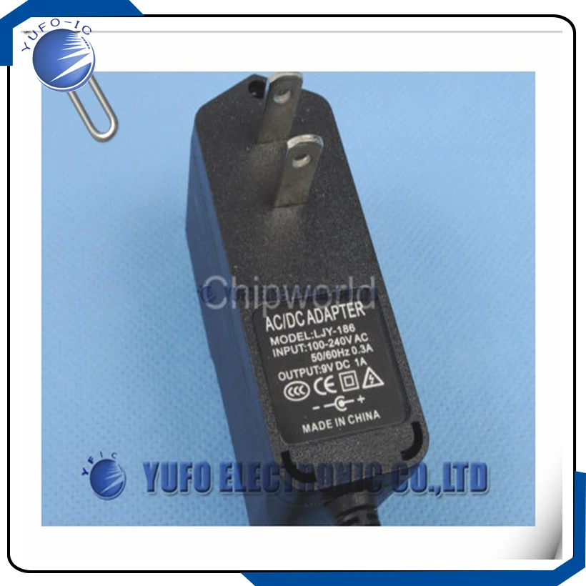 Free Shipping One Lot NEW out put 9V 1A Switching Power Supply Adapter AC-DC 5.5x2.1mm Input 110V-240V module