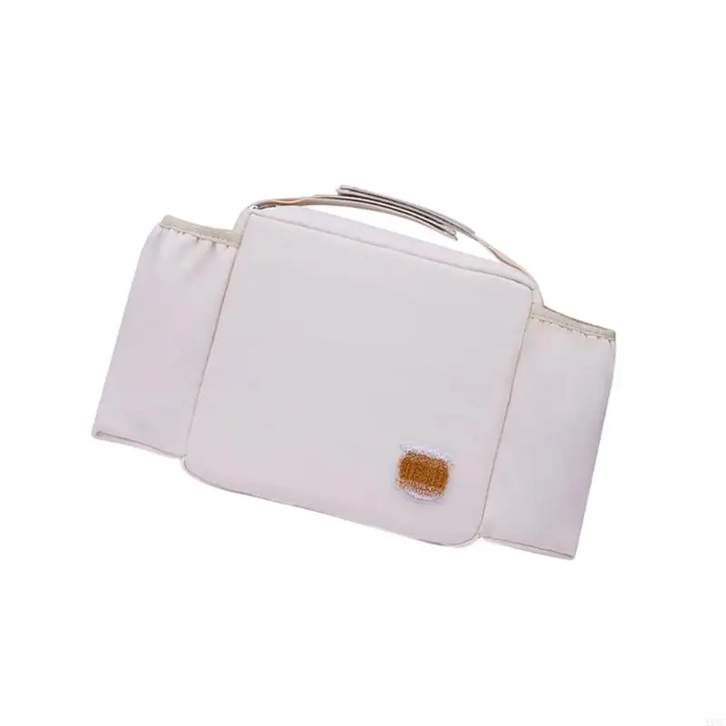 A5YC Легкая сумка для аксессуаров для колясок с широкими отделениями для хранения бутылок, игрушечных ключей, телефона, ткань