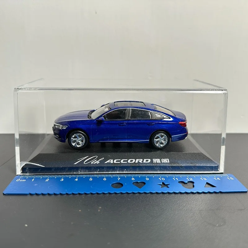 Diecast 1:43 Scale Accord 10th Generation 2018 Car Model Collection Souvenir Display Ornaments Vehicle Toy