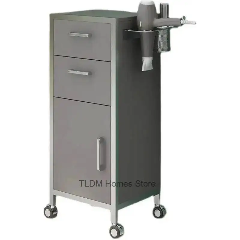 عربات الأثاث المهنية صالون صالون عربة المتداول عربة التجميل صالون تجاري تخزين فائدة أدراج محمولة #2