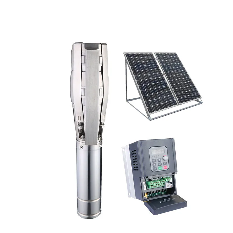 Complete Set Irrigation Solar Submersible Borehole Deep Well Water Pump For Agriculture