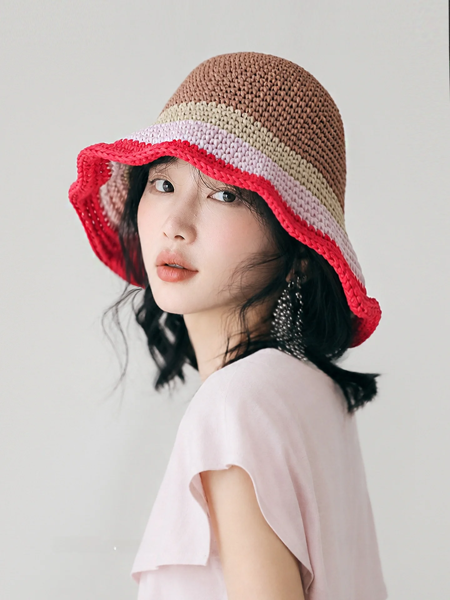 cappello-estivo-in-paglia-unico-ed-elegante-per-donne-protezione-solare-pieghevole-con-visiera-piatta-lavorato-a-maglia-traspirante-e-comodo-in-cotone