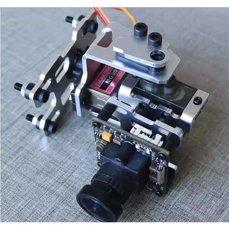 B03B-New 2 Axis Gimbal FPV Gimbal Servo Gimbal Bracket For Model Aeroplane Cameras Aluminum Alloy Highquality Bracket