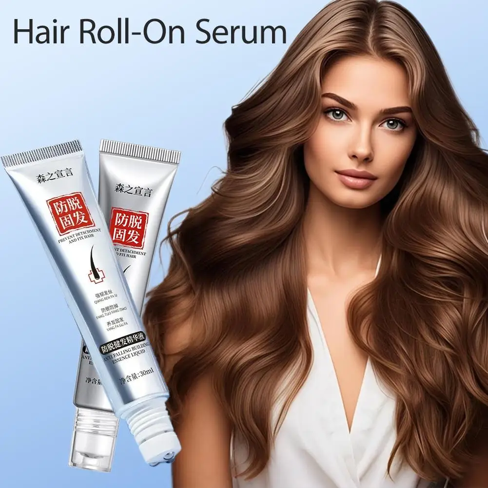 مصل تدليك الشعر الدوار سيروم تساقط الشعر المغذي للشعر تعزيز السائل Y9T4