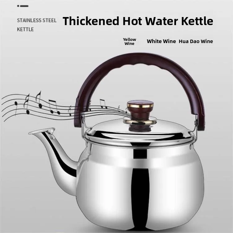 

Thiened Stainl Steel Wine Warmer Special for Yellow Wine Home Use Heating Pot for Cooking And Serving White Liquor