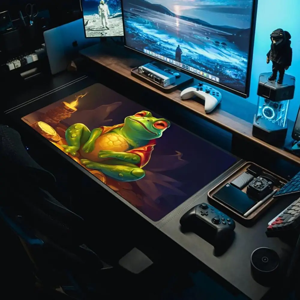 Милая лягушка, модная карточная игра, MTG Playmate Party, волшебный коврик для мыши, компьютерный нескользящий офисный коврик для мыши, настольный коврик для коллекционных карточек