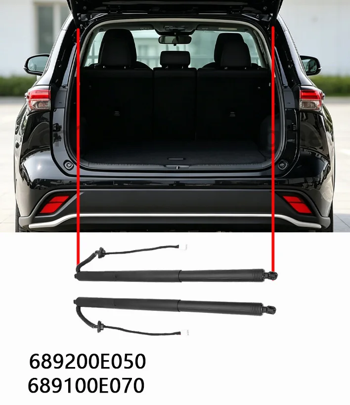 For 2021- 2023 Toyota Highlander XU70 Electric Rear Hatch Lift Struts Trunk Tailgate Power Shock Support 689200E050 689100E070