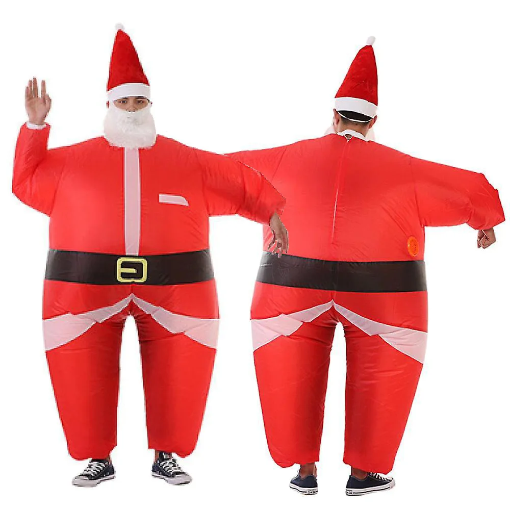 Unisex Adult Christmas Tree Costume Cosplay Inflatable Funny Festive Suit