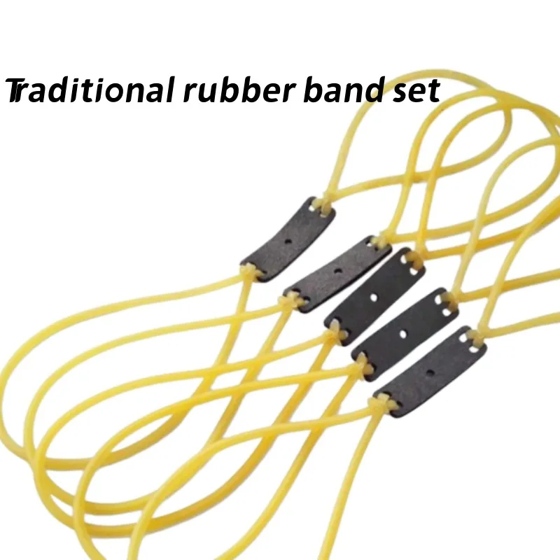 10Pcs Natural Latex Slingshot Rubber Band High Elastic Replacement Elastic Tube Outdoor Target Shooting Catapult Accessories