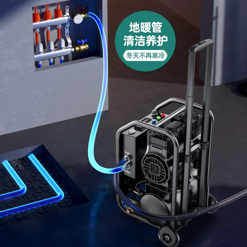 Intelligent pulse cleaning machine integrated machine floor heating cleaning machine