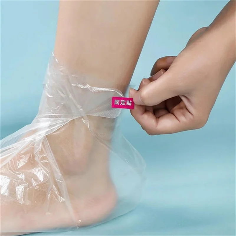 100/200/500PCS Disposable Plastic Foot Bags SPA Detox Covers Prevent Foot Infection Chapped Feet Care Pedicure Film