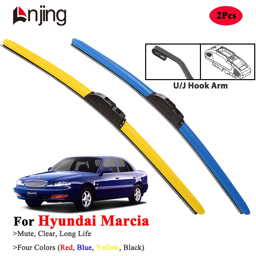 

LNJING Wiper Blades For Hyundai Marcia 1996 1997 1998