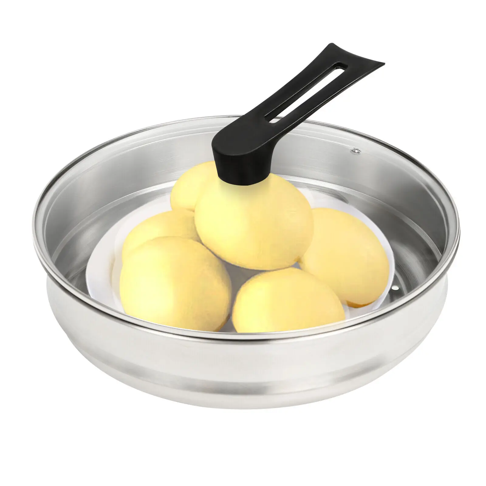 وعاء طهي كبير غير لاصق على شكل قرص العسل مع غطاء وعاء طهي بالبخار من الفولاذ المقاوم للصدأ في الولايات المتحدة الأمريكية