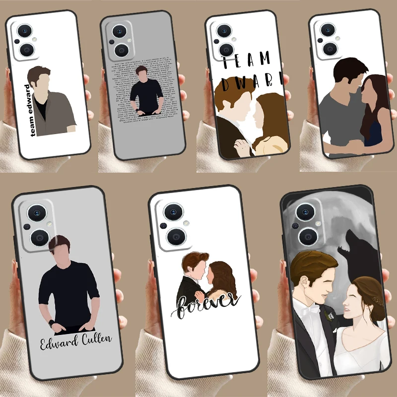 Twilight Edward Cullen Bella Case For OPPO Reno 4Z 5Z 8T 10 11 Pro 11F 7 8 5 6 Lite OPPO Find X6 X5 Pro X2 X3 Neo Cover