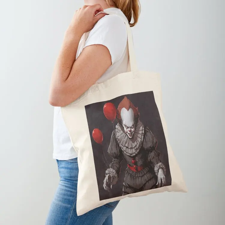 

IT the Clown Tote Bag Big bag women free delivery bags foldable reusable bag eco pack