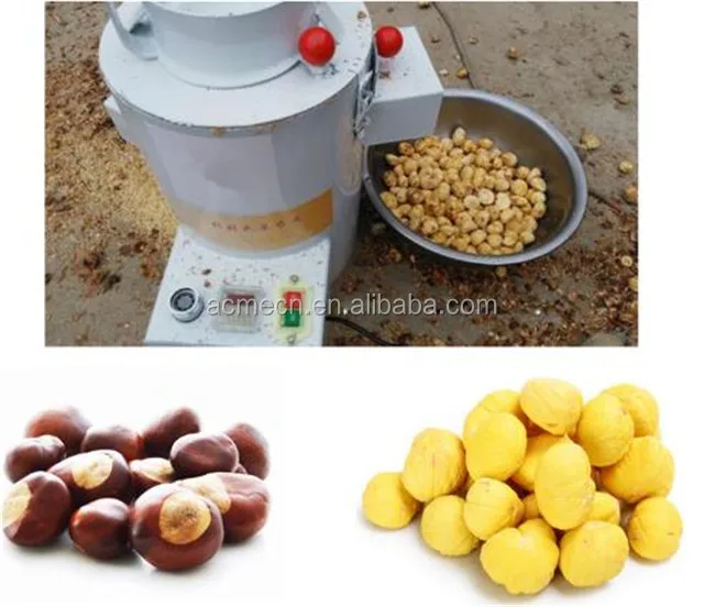 Commercial type cheap Chinese chestnut sheller/mini chestnut peeling machine