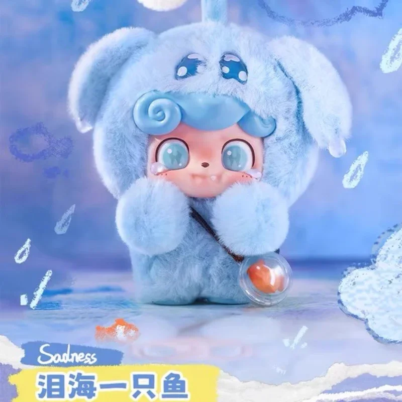 Q.kid Emotional Hairy Monsters Blind Box Toys Mystery Box Cajas Misteriosas Figures Kawaii Dolls Surprise Gifts for Girls Toys