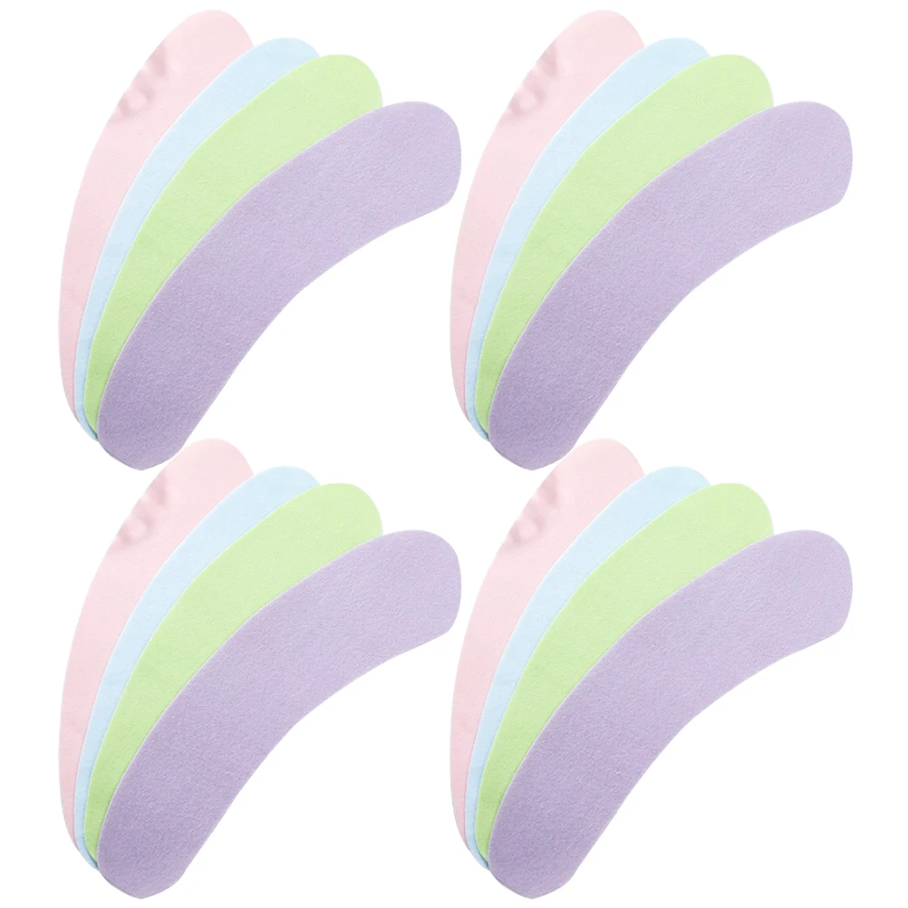 

8 Pairs Toilet Seat Pads Adhesive Flannel Cover Warmer Cushions Purple Green Blue Pink Adjustable Size Bathroom Furniture Set