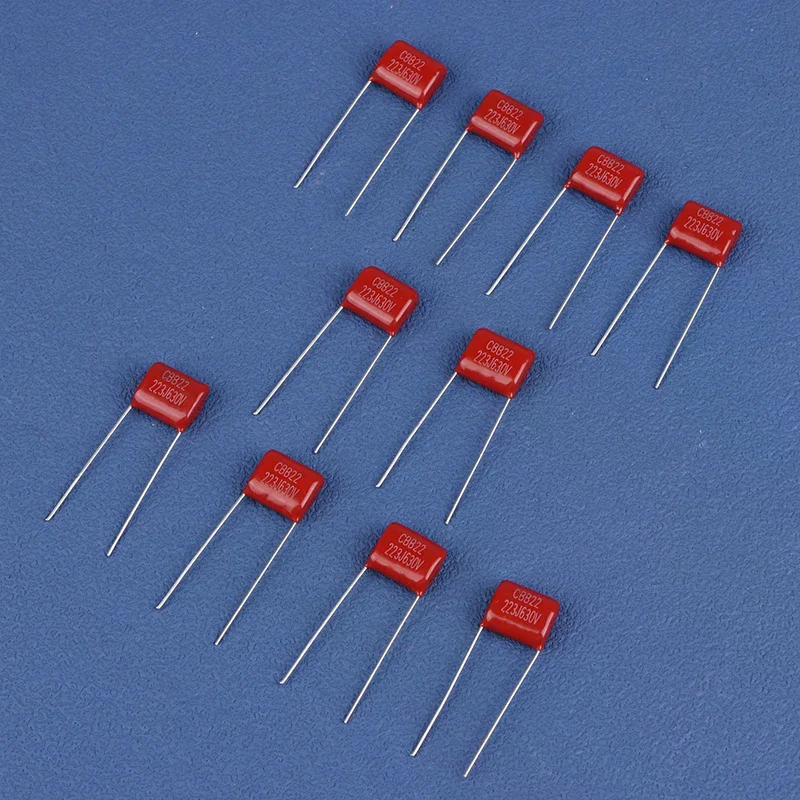 10Pcs  630V 22NF 0.022UF Capacitors Metallized Polypropylene Guitar Cap Film Caps For Electric Guitar Bass