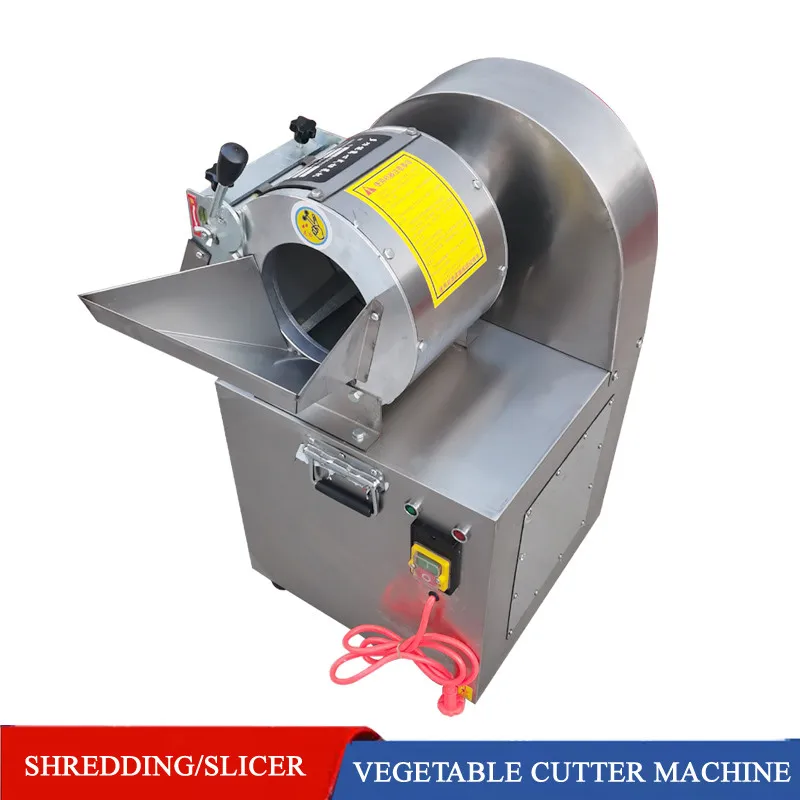 Vegetable Cutting Machine Commercial Sweet Potato Ginger Hawthorn Electric Slicer Potato Shredding Machine Diced Radish Slicer