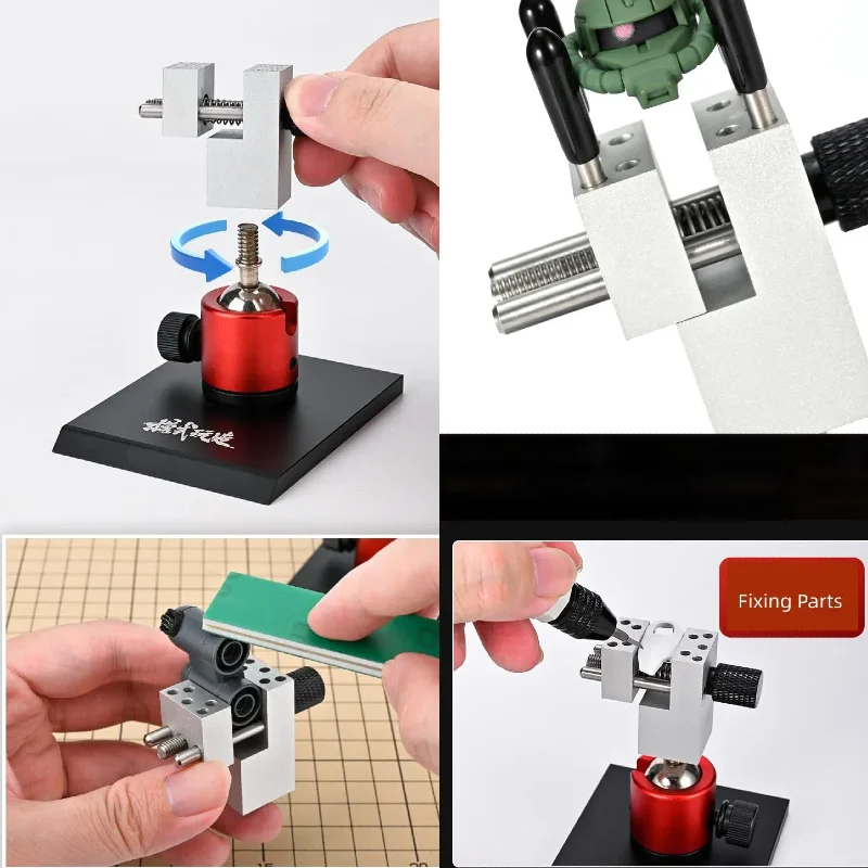 Mini Portable Table Vise Compact Adjustable Clamp for Modeling Hobby DIY Precision Tool Accessories