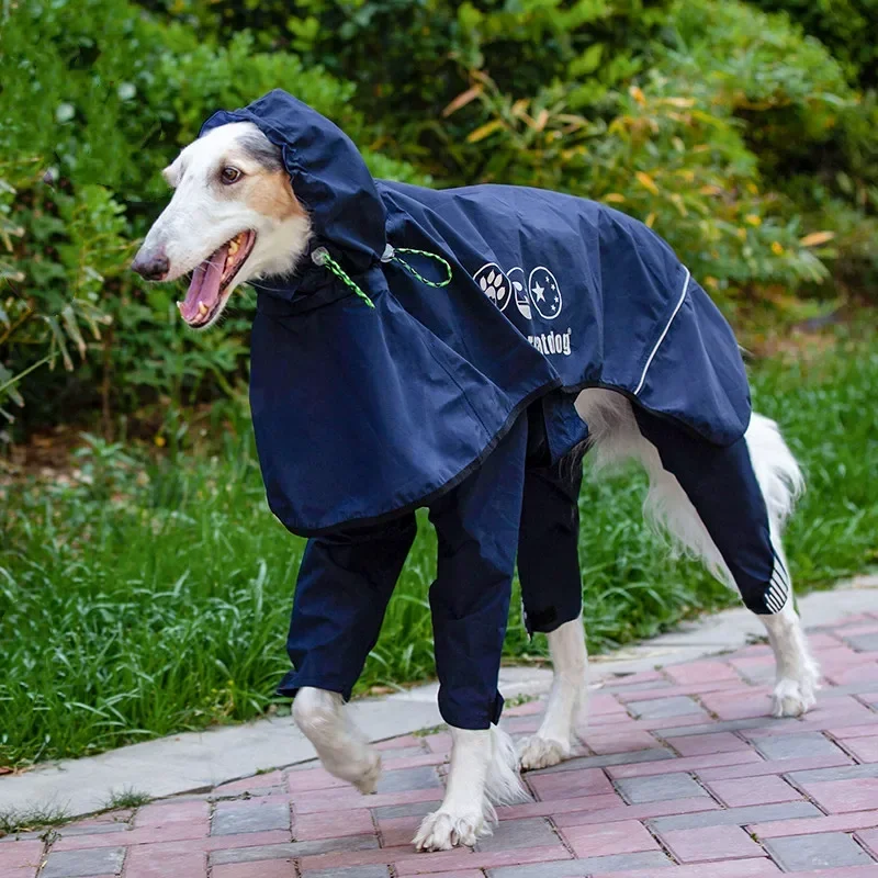 

Large Dog Raincoat Big Dog Waterproof Clothing Jumpsuit Corgi Samoyed Border Collie Husky Labrador Golden Retriever Costume Coat