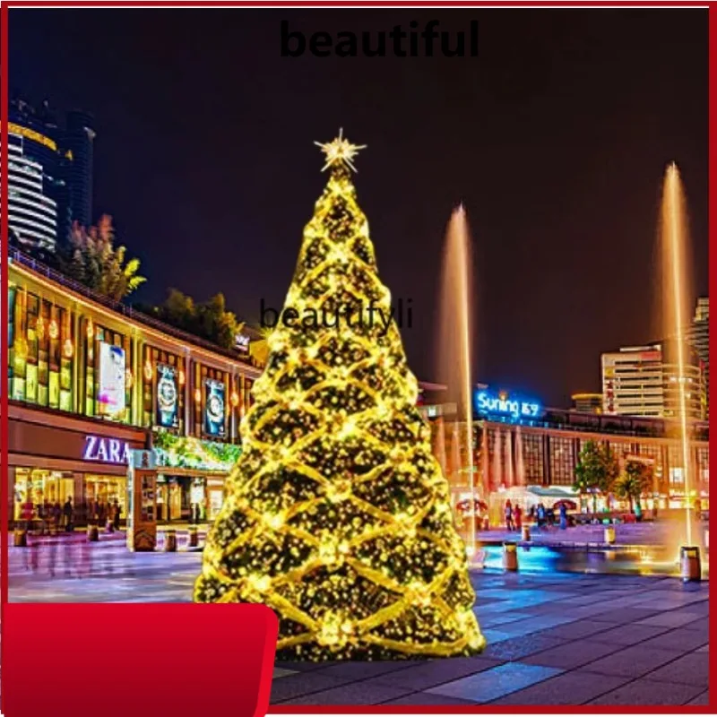 

Christmas Decorations Large Frame Christmas Tree Set 3/5/8 10m Outdoor Event Lighting Scene Setup H